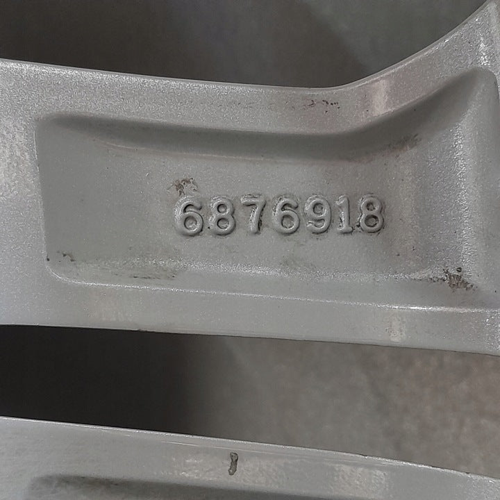 1x Alufelge 18 Zoll 7.0" 5x112 22ET Glanz Silber 6876918 BMW G01 G02 Rim Wheel FEL3822154911yy