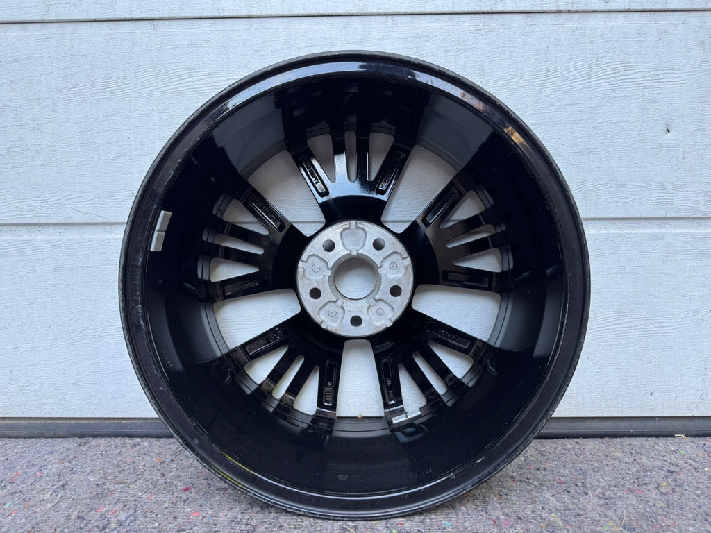 1x Alufelge 17 Zoll 7.0" 5x112 54ET Glanz Schwarz 5K0601025AS VW Golf VI I Caddy FEL9359761092cj