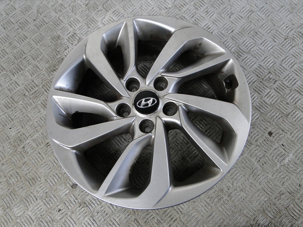 1x Alufelge 17 Zoll 7.0" 5x114.3 51ET Glanz Silber 52910-D3210 Hyundai Tucson FEL7434188480ea