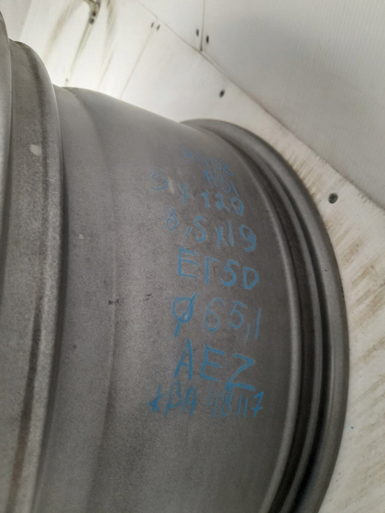 1x Alufelge 19 Zoll 8.5" 5x120 Rim Wheel FEL5583486042uv