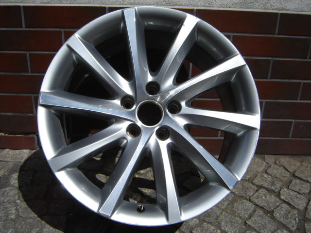 1x Alufelge 18 Zoll 8.0" 5x112 44ET Glanz Silber 3C0601025BA VW Scirocco Passat