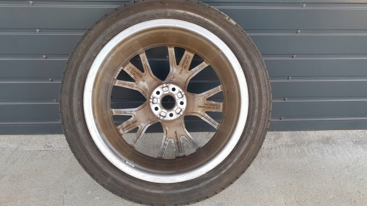 1x Alufelge 21 Zoll 9.5" 5x112 36ET Glanz Audi E Tron Rim Wheel FEL2479804953sm