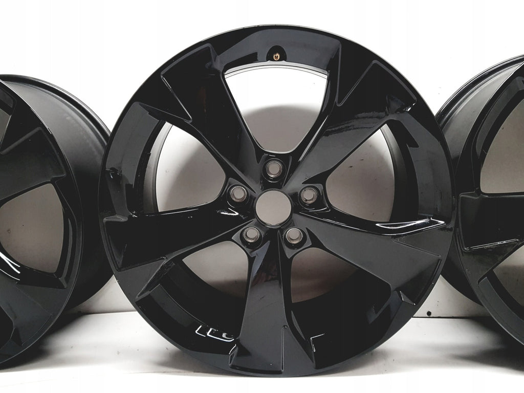 4x Alufelge 18 Zoll 7.5" 5x112 46ET Glanz Schwarz 5FA601025 Cupra Leon Rim Wheel FEL6406800713kp