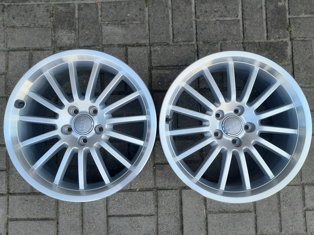 1x Alufelge 18 Zoll 8.0" 5x112 47ET Glanz Silber 8K0071498 Audi Rim Wheel FEL9806030256fj