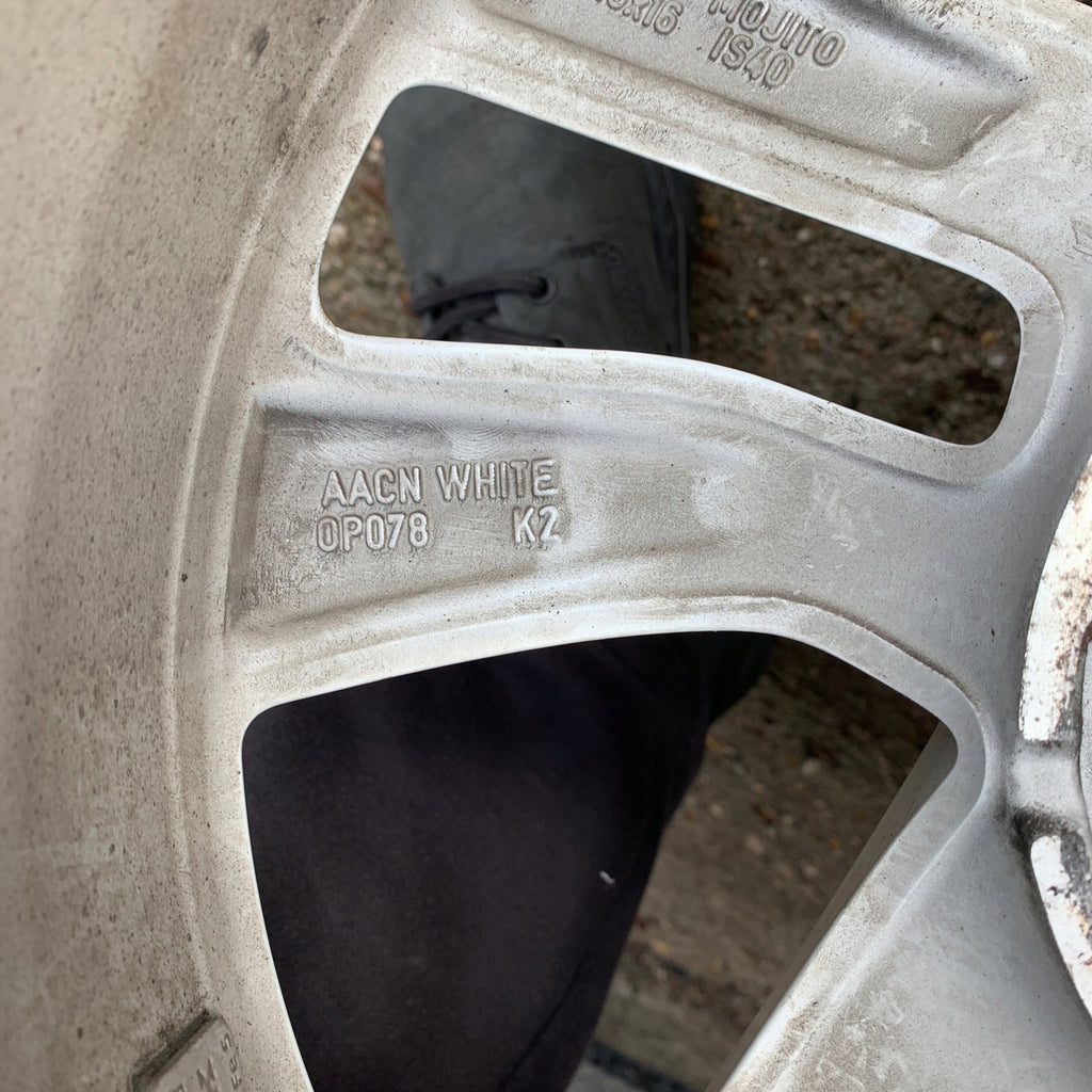 1x Alufelge 16 Zoll 6.5" 4x100 Opel Corsa Rim Wheel