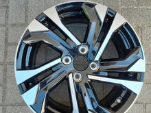 Laden Sie das Bild in den Galerie-Viewer, 1x Alufelge 17 Zoll 6.5" 4x108 32ET Glanz Schwarz 9828186080 Peugeot 2008 FEL5090563208qy
