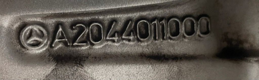 1x Alufelge 17 Zoll 7.5" 5x112 47ET Glanz Silber A2044011000 Mercedes-Benz W204 FEL7139842406ff