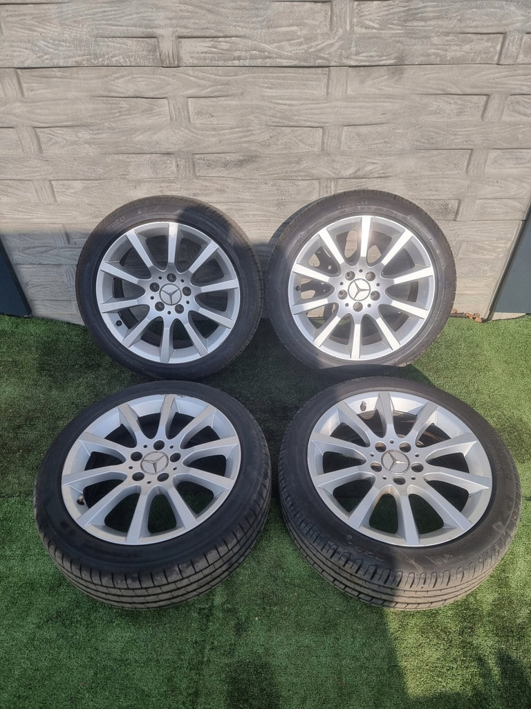 4x Alufelge 17 Zoll 8.5" 5x112 36ET A1724010702 Mercedes-Benz Slk R172 Rim Wheel FEL2165181655bx