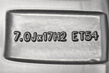 Laden Sie das Bild in den Galerie-Viewer, 4x Alufelge 17 Zoll 7.0" 5x112 54ET Glanz Schwarz 5K0601025F VW Golf VI Touran FEL3991160804yd