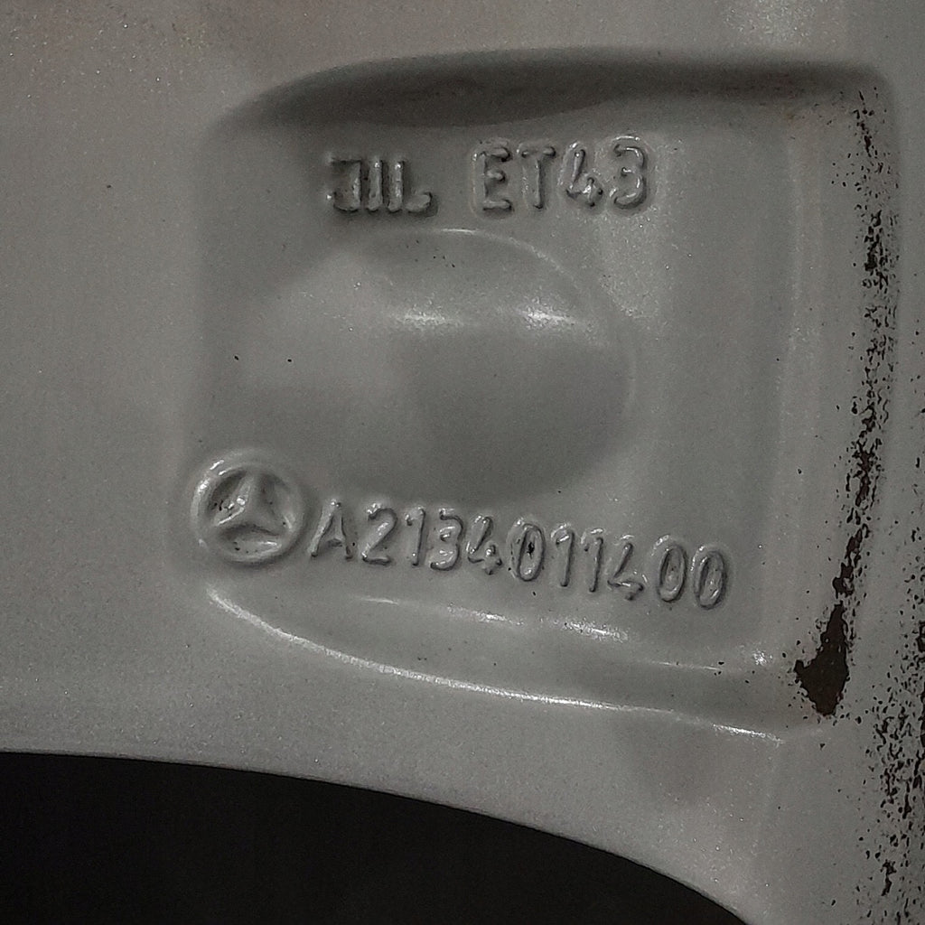 1x Alufelge 18 Zoll 8.0" 5x112 43ET Glanz Silber A2134011400 Mercedes-Benz