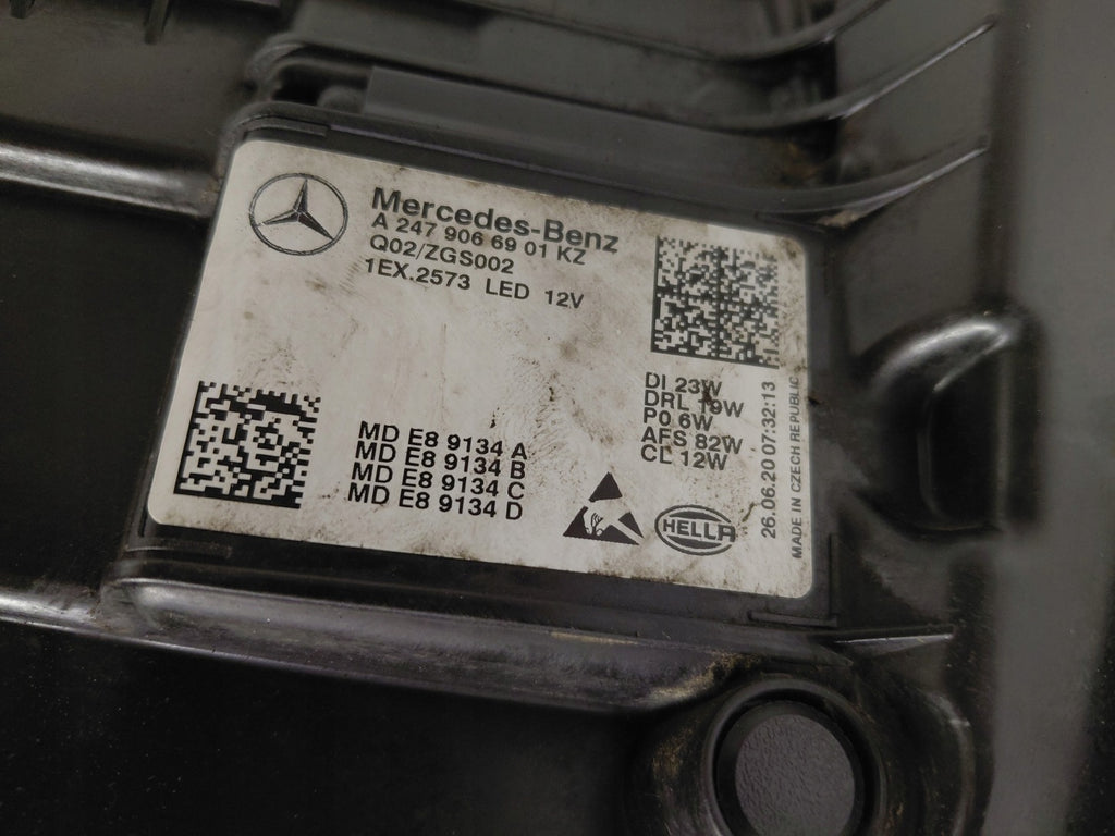 Frontscheinwerfer Mercedes-Benz W247 A2479066901 Links Scheinwerfer Headlight SCH4539611094nz