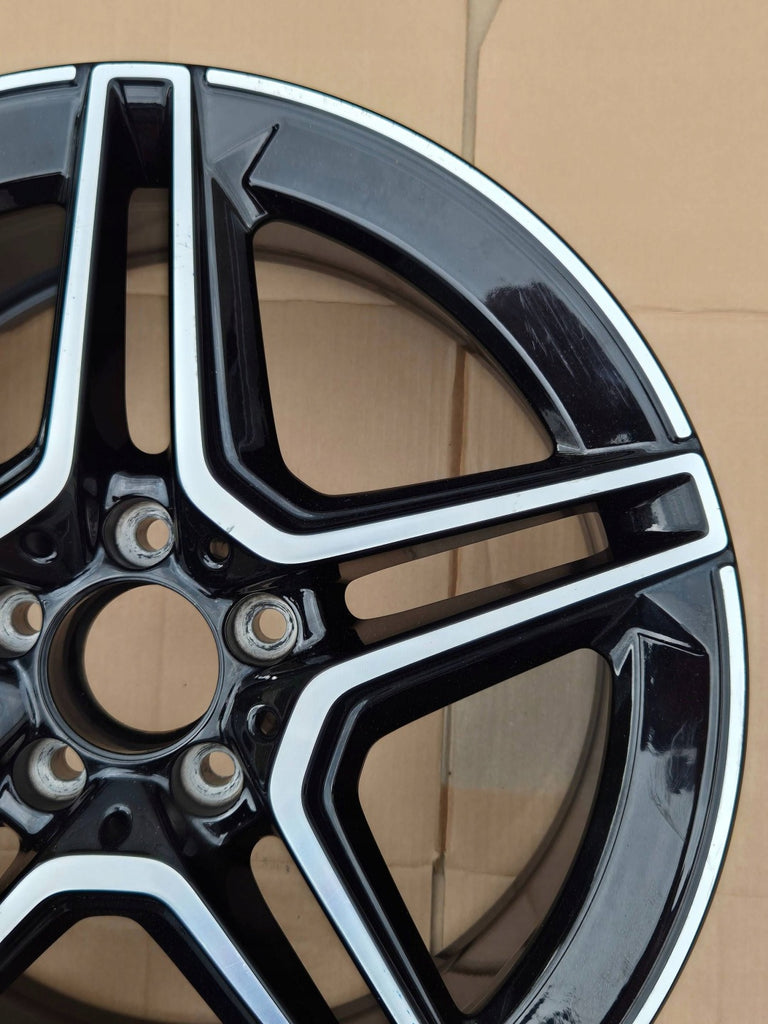 1x Alufelge 18 Zoll 8.0" 5x112 43ET Glanz Schwarz A2134016300 Mercedes-Benz W213 FEL6792937814gy