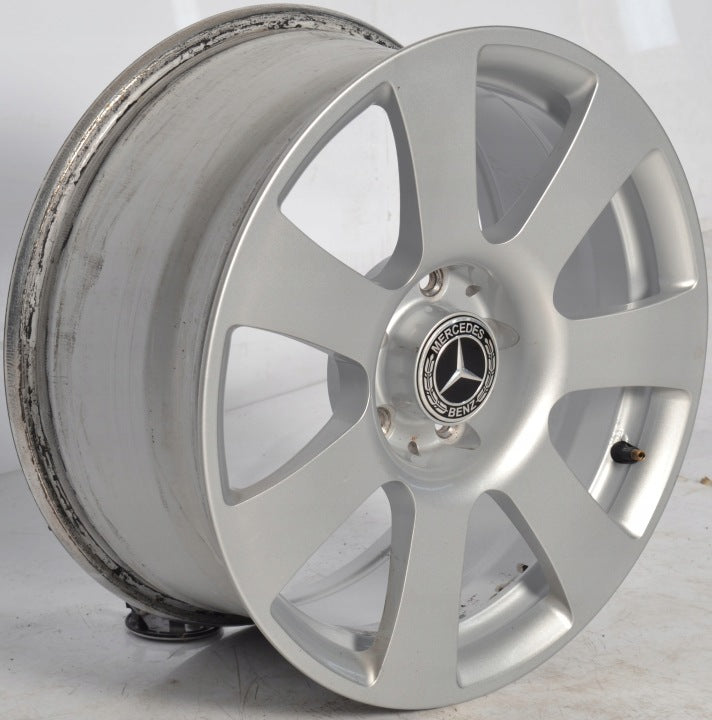 4x Alufelge 17 Zoll 8.0" 5x112 43ET Glanz Silber A2214010202 Mercedes-Benz Viano FEL7852057166xw