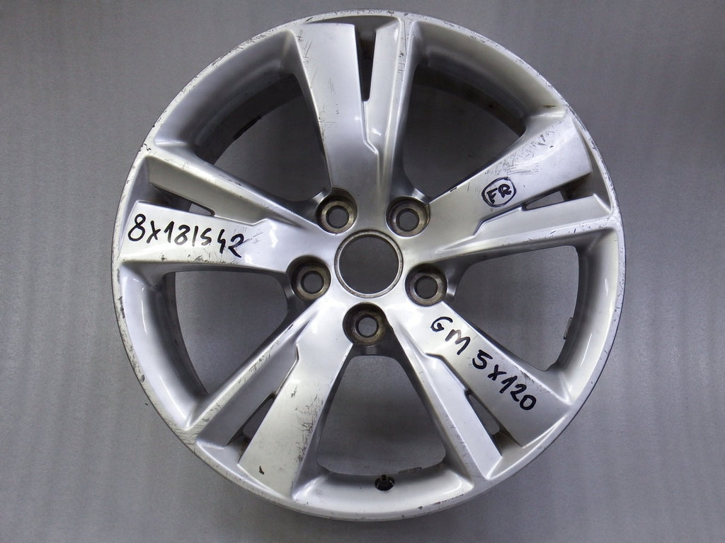 1x Alufelge 18 Zoll 8.0" 5x120 42ET Blau 13241705 Opel Insignia Rim Wheel