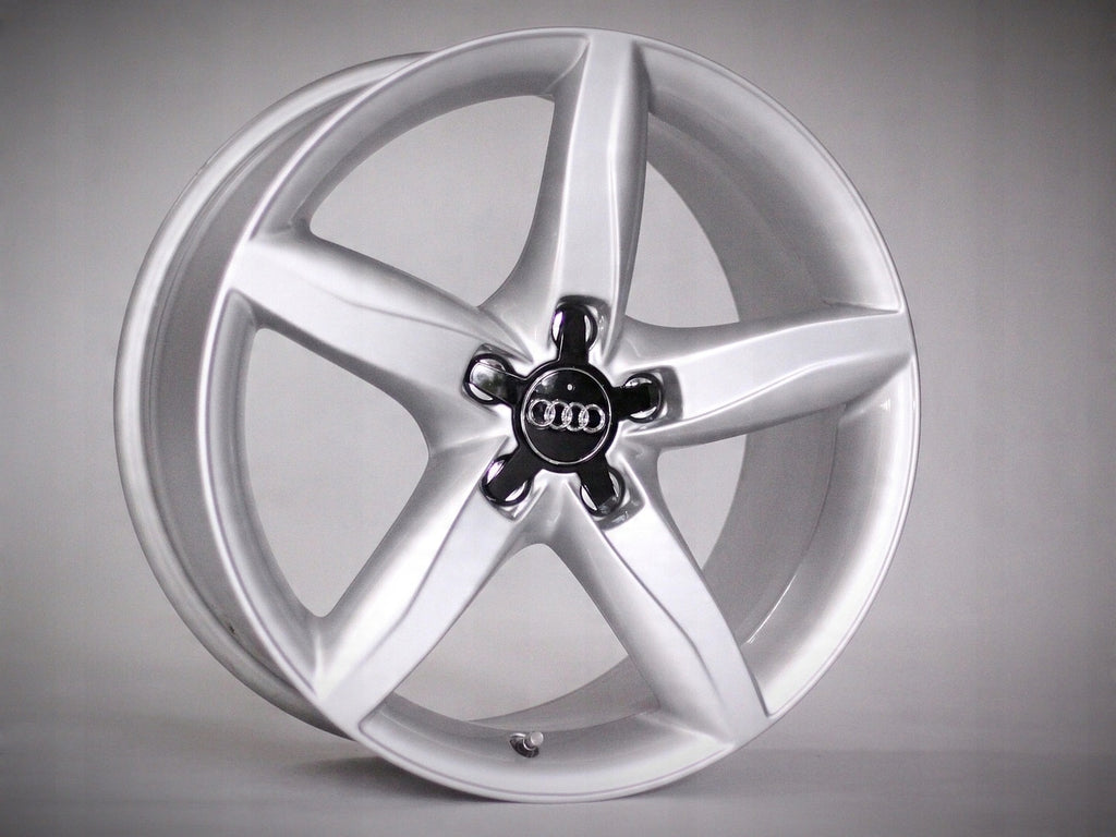 4x Alufelge 18 Zoll 8.0" 5x112 47ET Glanz Silber 8K0601025D Audi A6 A4 Rim Wheel