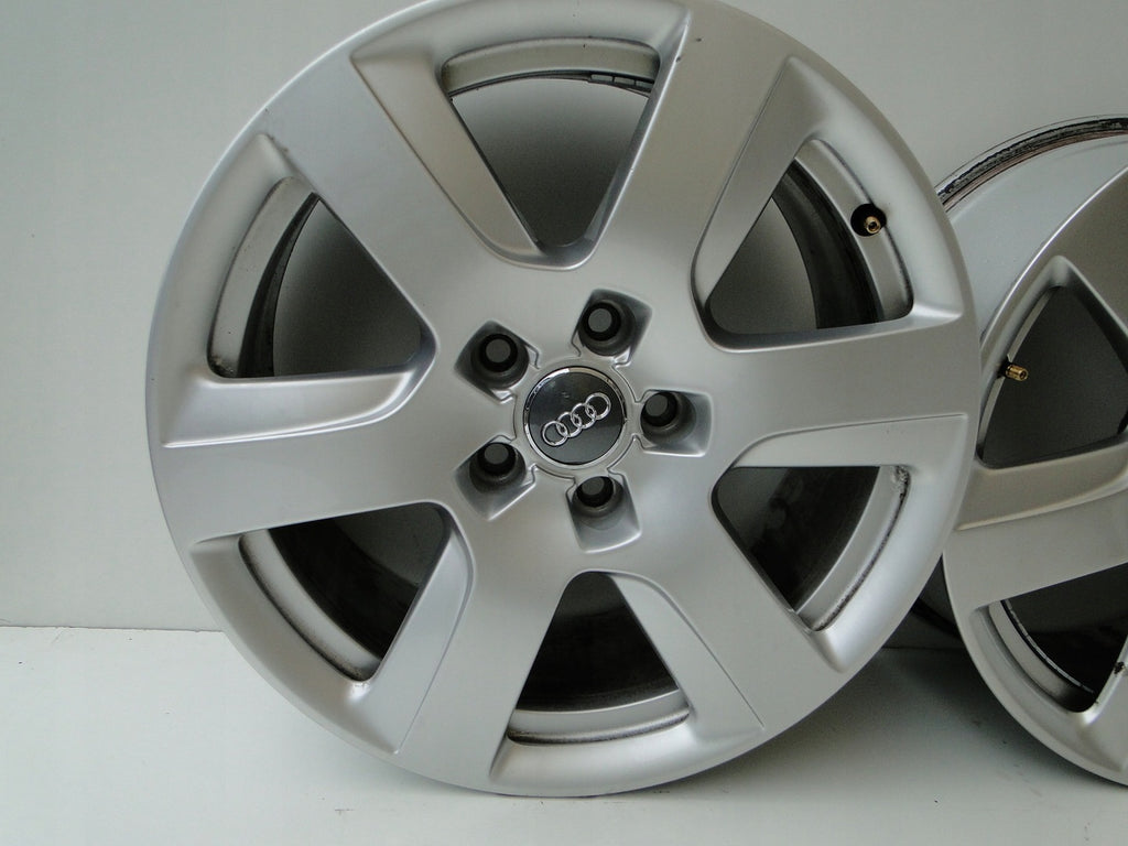 1x Alufelge 17 Zoll 7.5" 5x112 37ET Silber Audi Rim Wheel