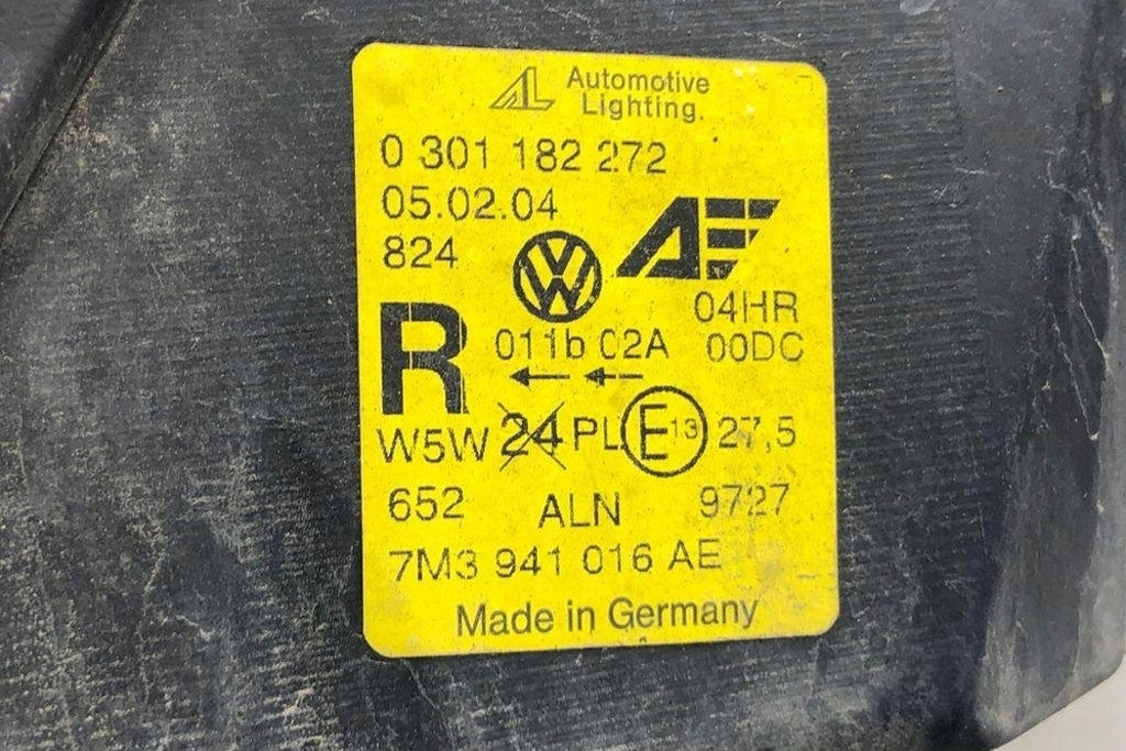 Frontscheinwerfer VW Sharan 7M3941016AE Rechts Scheinwerfer Headlight SCH2865114002yq
