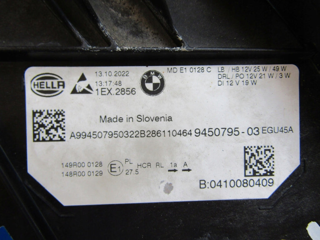 Frontscheinwerfer BMW 3 G21 G20 9450795 LED Links Scheinwerfer Headlight SCH3526274666ca