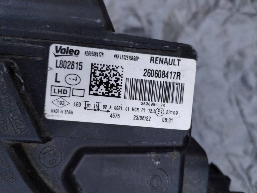 Frontscheinwerfer Renault Megane IV 260608417R Full LED Links Headlight SCH7596422642pz