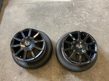 Load image into Gallery viewer, 1x Alufelge 16 Zoll 6.0" 5x114.3 50ET Glanz Schwarz Honda Rim Wheel FEL3084066177gv