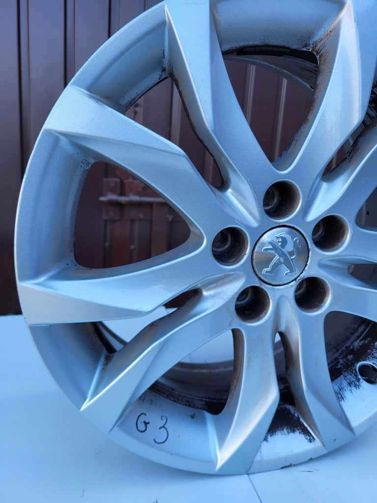 1x Alufelge 17 Zoll 7.0" 5x108 46ET Matt Silber 9671401480 Peugeot I Rim Wheel FEL1660580253kn