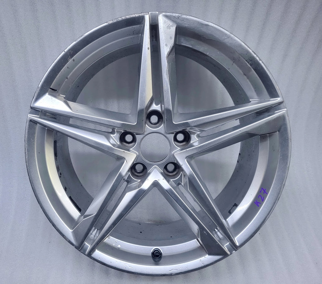 1x Alufelge 18 Zoll 8.0" 5x112 40ET Glanz Silber 8W0601025R Audi A4 Rim Wheel