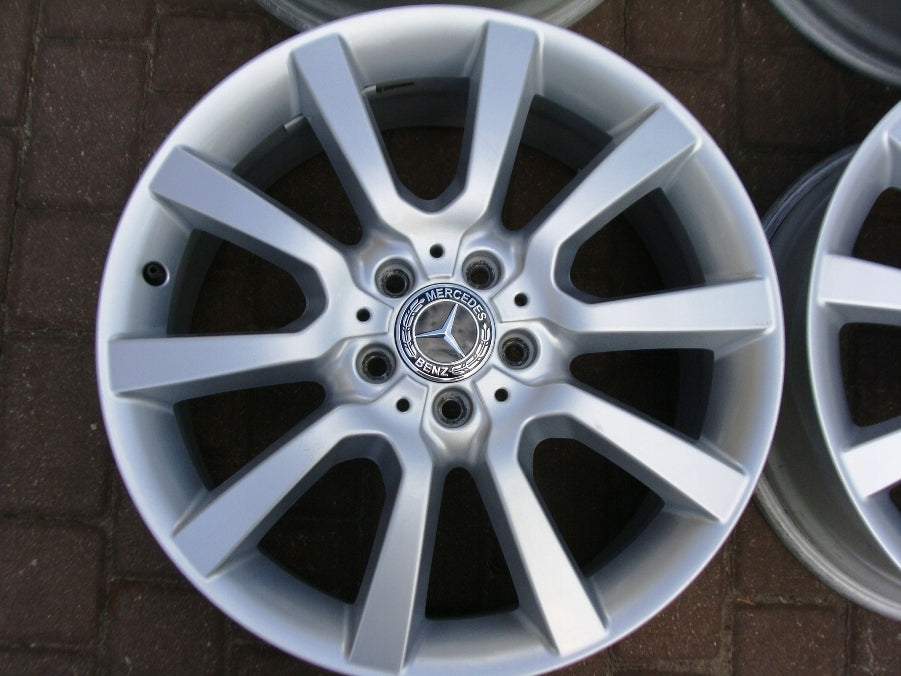 4x Alufelge 19 Zoll 8.0" 5x112 60ET Glanz Silber A1644017302 Mercedes-Benz FEL4983084492ou