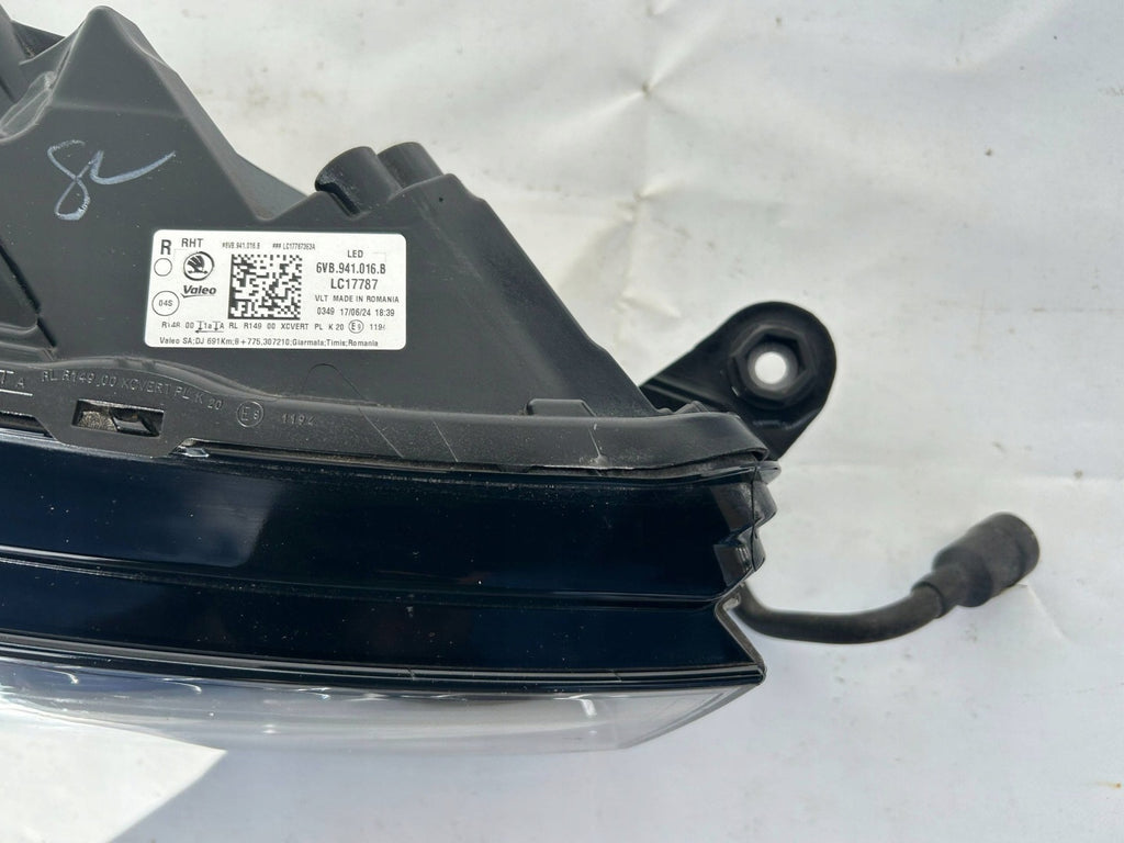 Frontscheinwerfer Skoda Fabia IV 6V0941016B Rechts Scheinwerfer Headlight SCH3382181573fz