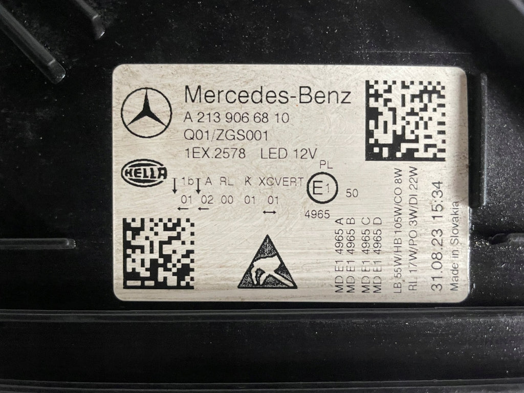 Frontscheinwerfer Mercedes-Benz W213 A2139066810 LED Rechts Headlight SCH4090619758io