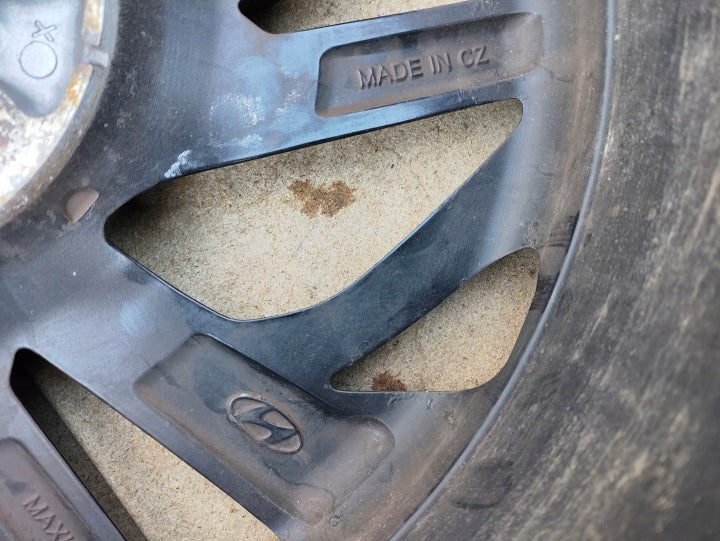 1x Alufelge 19 Zoll 7.5" 5x114.3 53ET Glanz Schwarz 52910-D7470 Hyundai Tucson FEL8136644281mp