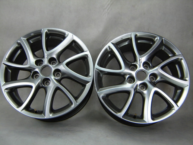 1x Alufelge 17 Zoll 7.0" 5x114.3 52ET Glanz Silber 9965557070 Mazda Cx-5 Cx-3