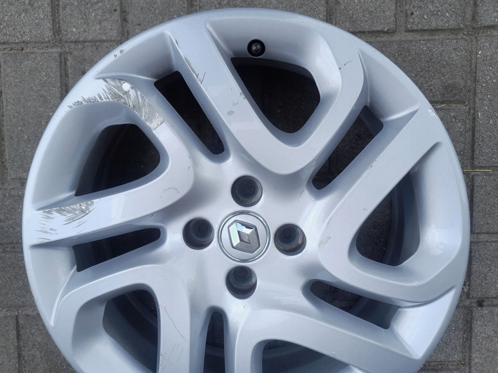 1x Alufelge 17 Zoll 6.5" 4x100 40ET Glanz Renault Captur Rim Wheel FEL5680222699pw