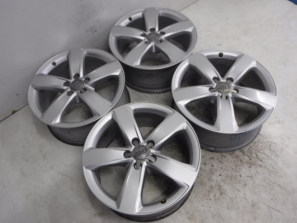 4x Alufelge 18 Zoll 7.5" 5x112 37ET Glanz Silber 4G0601025 Audi A4 A3 Rim Wheel FEL5703706151sr