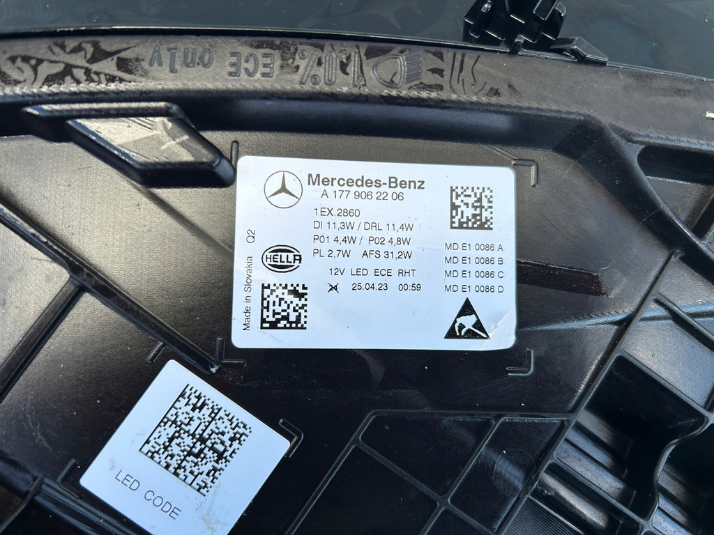 Frontscheinwerfer Mercedes-Benz W177 A1779062206 Rechts Scheinwerfer Headlight SCH5364661842nq