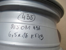 Load image into Gallery viewer, 1x Alufelge 16 Zoll 6.5" 5x112 43ET Glanz Silber 8V5071496 Audi A3 Rim Wheel FEL6142049370ju