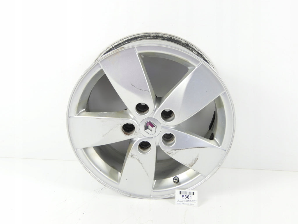 1x Alufelge 16 Zoll 6.5" 5x114.3 47ET 403000048R Renault Megane III Scenic FEL3567403200an