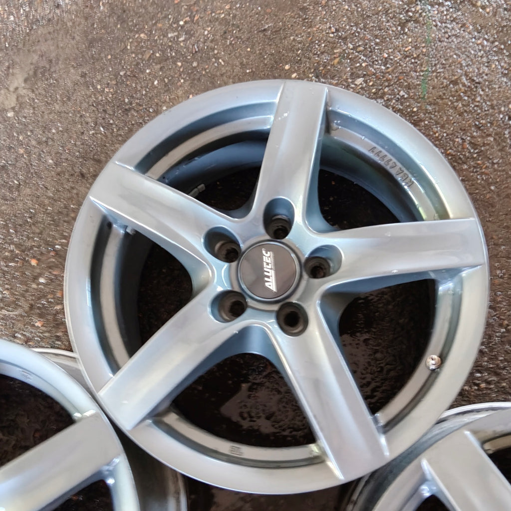 4x Alufelge 17 Zoll 7.5" 5x112 48ET Glanz Grau KBA47777 Audi I Rim Wheel FEL1848737926bd