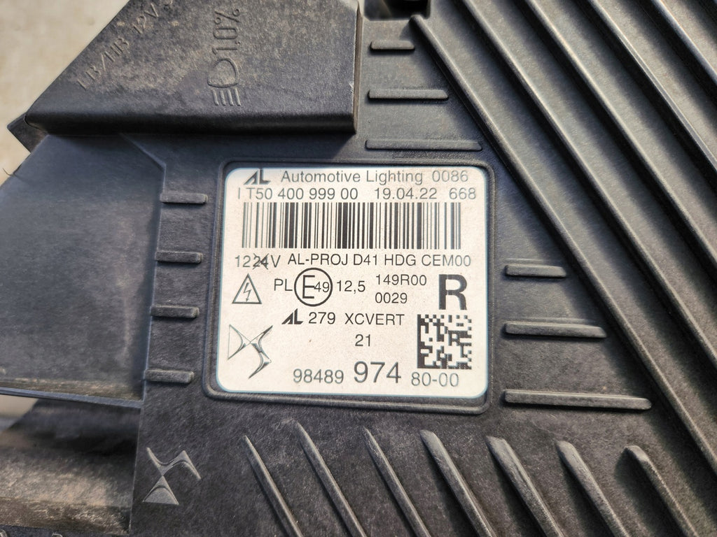Frontscheinwerfer Citroën Ds4 9848997480 LED Rechts Scheinwerfer Headlight SCH9325446323mq
