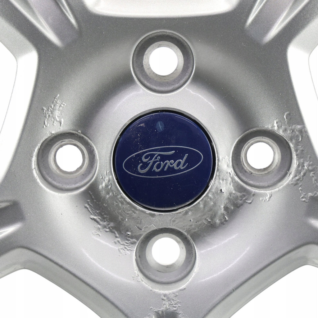 1x Alufelge 15 Zoll 6.0" 4x108 37 5ET Glanz Silber Ford B-Max Rim Wheel FEL6365593881ja