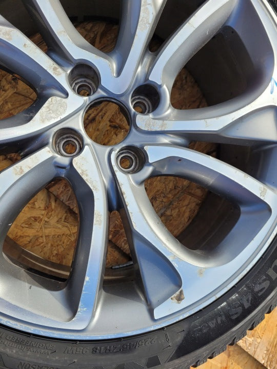 1x Alufelge 18 Zoll 7.5" 4x108 29ET Matt Silber 9688904377 Citroën Ds4 Rim Wheel FEL3141032281ou