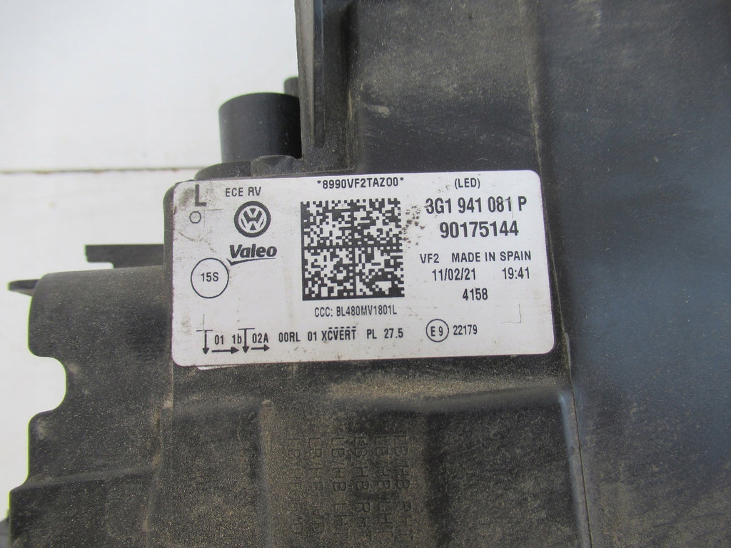 Frontscheinwerfer VW Passat B8 3G1941081P LED Ein Stück (Rechts oder Links) SCH6932426338yj