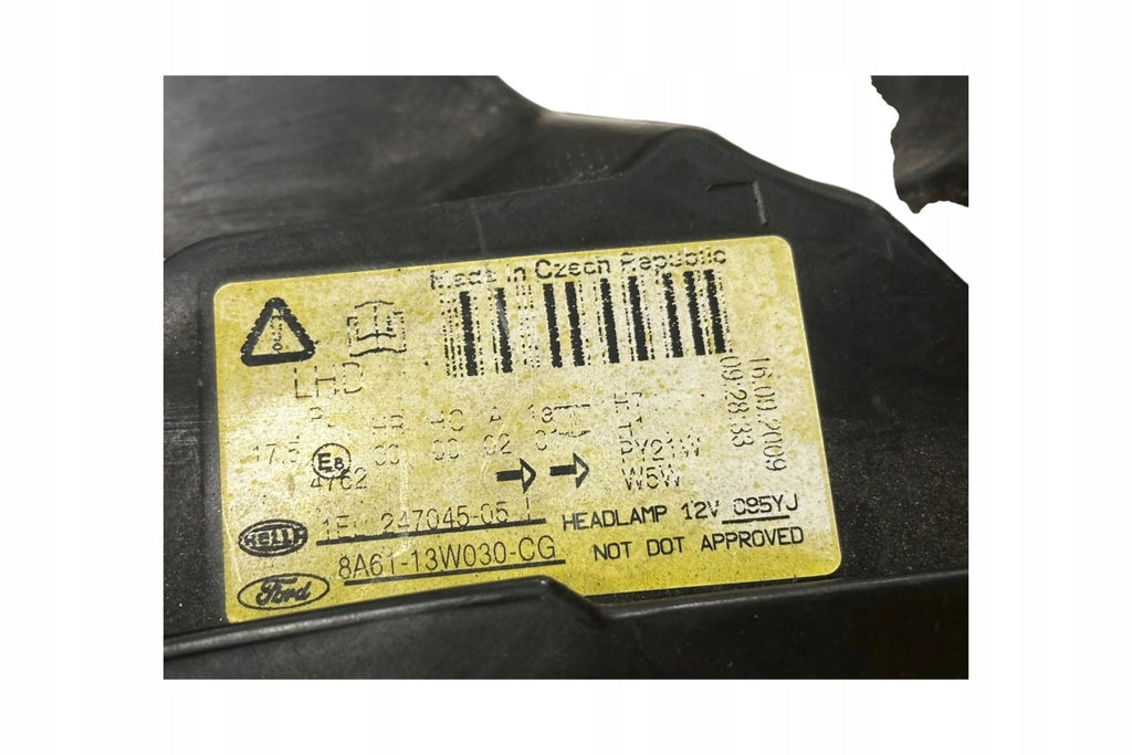 Frontscheinwerfer Ford Fiesta I 8A6113W030CG Links Scheinwerfer Headlight SCH9185711617wf