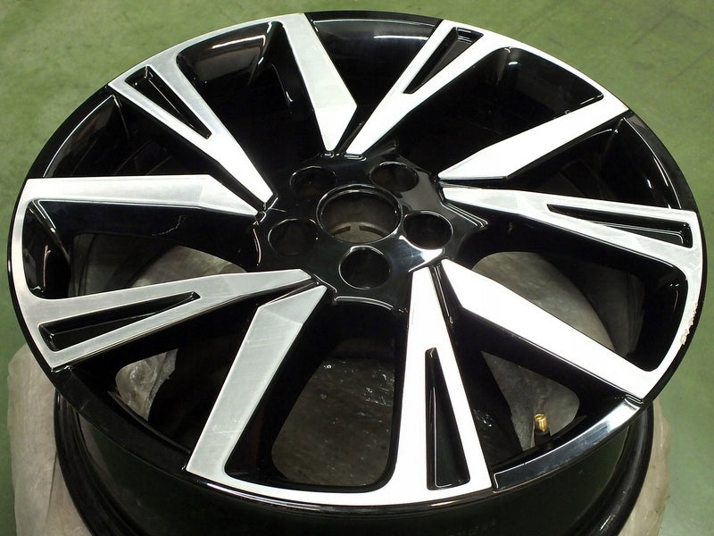 1x Alufelge 18 Zoll 7.0" 5x100 47ET Glanz Schwarz 6F9071498A Seat Arona