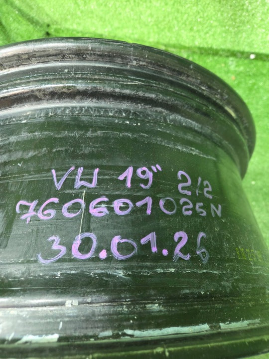 1x Alufelge 19 Zoll 8.5" 5x112 760601025N VW Touareg Rim Wheel FEL6604856446wg