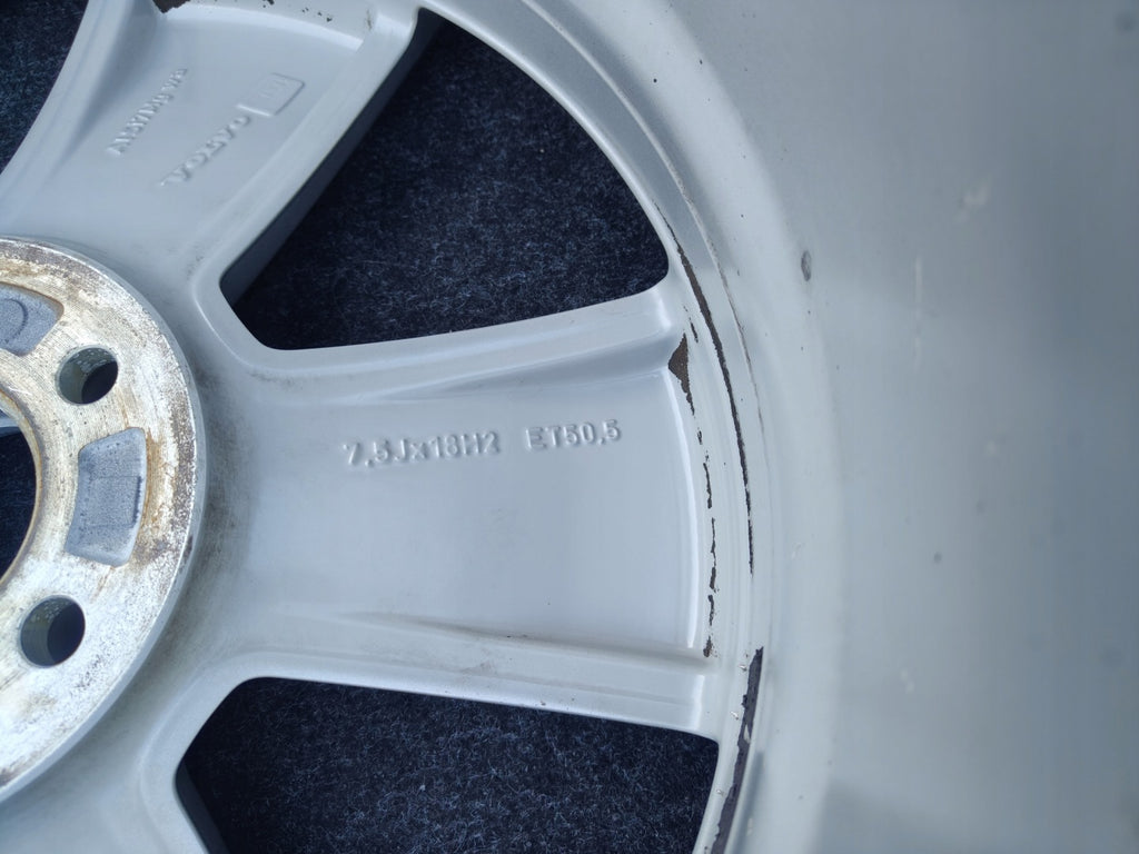 1x Alufelge 18 Zoll 7.5" 5x108 50 5ET Glanz Silber 31680200 Volvo Xc60 Ii FEL9532848349aq