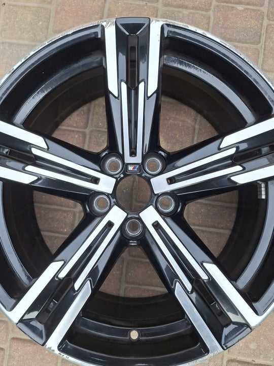 1x Alufelge 18 Zoll 7.5" 5x112 25ET Glanz 8746631 BMW 3 G21 G20 Rim Wheel FEL6324581069rj