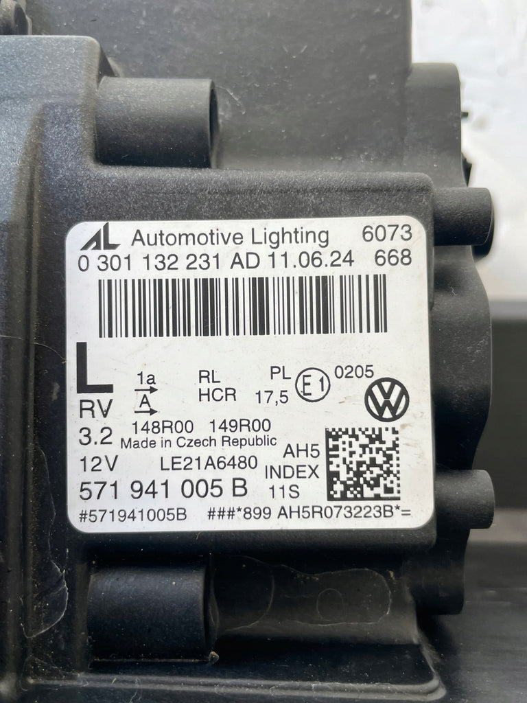 Frontscheinwerfer VW Tiguan 571941005B Links Scheinwerfer Headlight