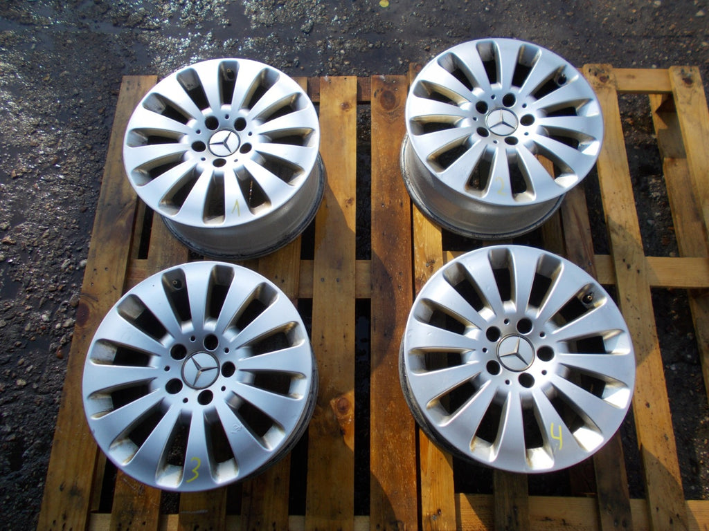 4x Alufelge 16 Zoll 7.0" 5x112 43ET A2044010602 Mercedes-Benz W204 Rim Wheel FEL1377653613gp
