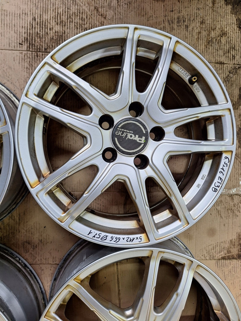 4x Alufelge 16 Zoll 6.5" 5x112 38ET Audi Fabia II Golf Vii Rim Wheel FEL4335757591ok