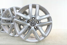 Laden Sie das Bild in den Galerie-Viewer, 4x Alufelge 16 Zoll 6.5" 5x112 33ET Silber 55445 VW Rim Wheel FEL6647778845bh